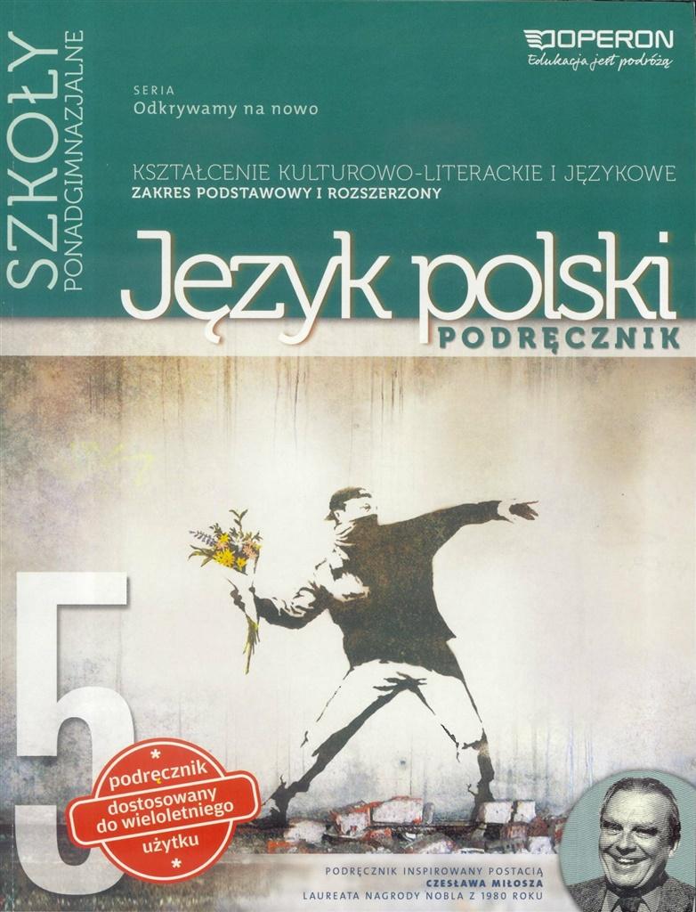 J.polski LO 5 Odkrywamy... podr ZPR w. 2017 OPERON, zdjęcie produktu, kategoria Podręczniki