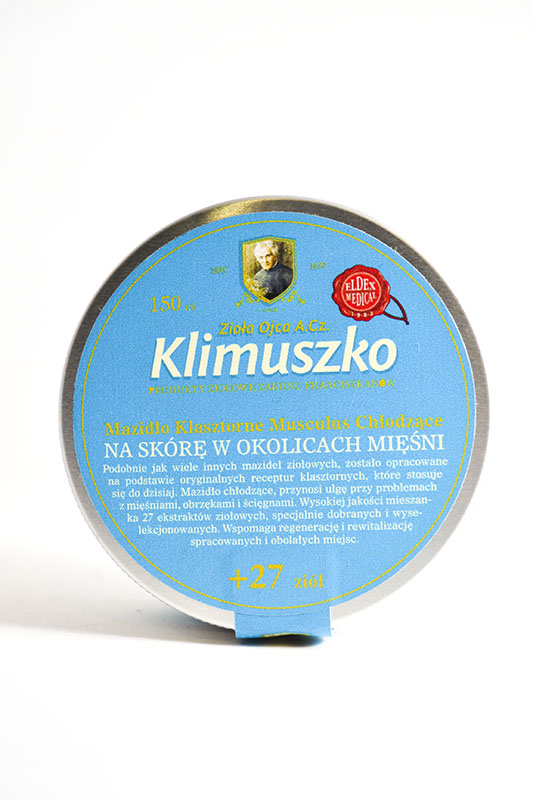 Ojciec Klimuszko Mazidło klasztorne Musculus 150ml, zdjęcie produktu, kategoria Ziołolecznictwo