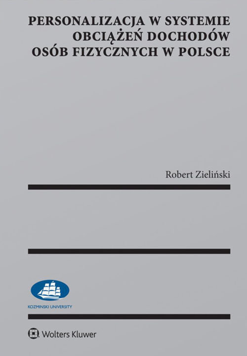 Personalizacja w systemie obciążeń dochodów osób fizycznych w Polsce, zdjęcie produktu, kategoria Książki