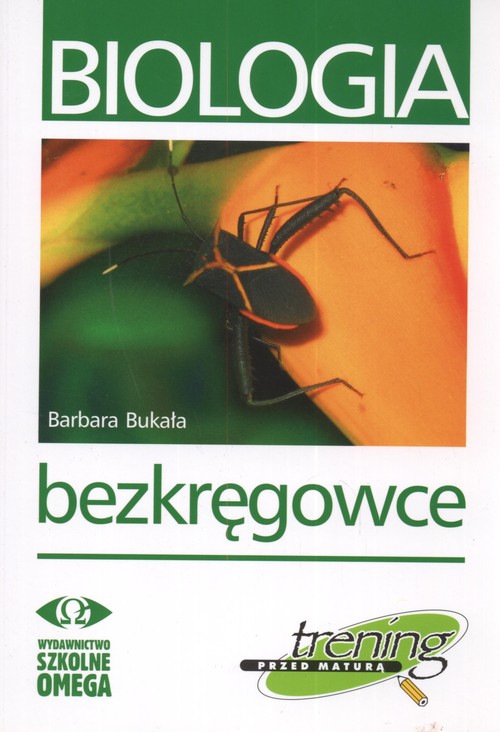 Trening Matura - Biologia Bezkręgowce OMEGA, zdjęcie produktu, kategoria Podręczniki