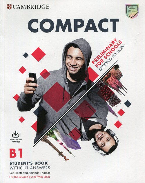 Compact Preliminary for School B1 Student's Book without answers with Online Practice, zdjęcie produktu, kategoria Podręczniki