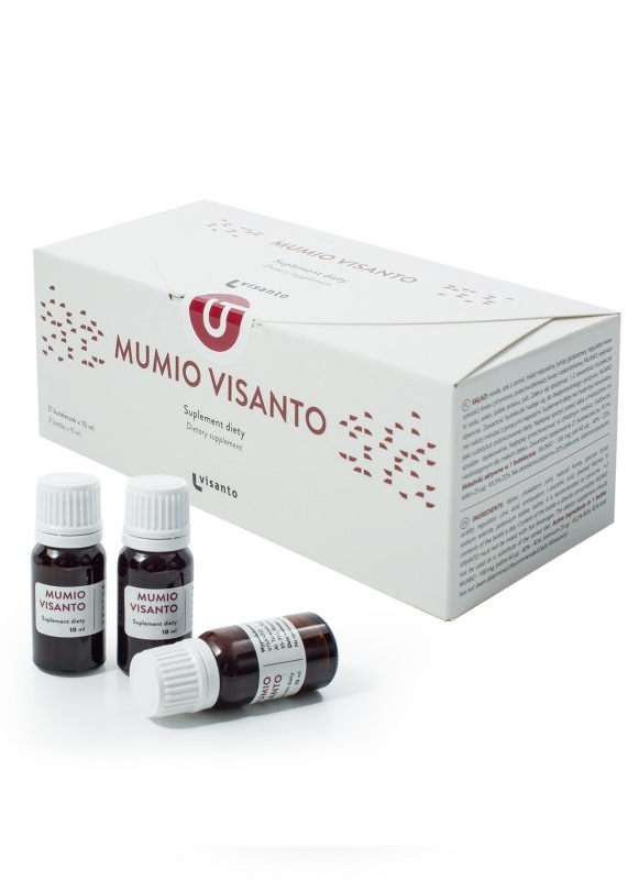Visanto Zięba Mumio 21 buteleczek x10 ml, zdjęcie produktu, kategoria Koloidy i minerały