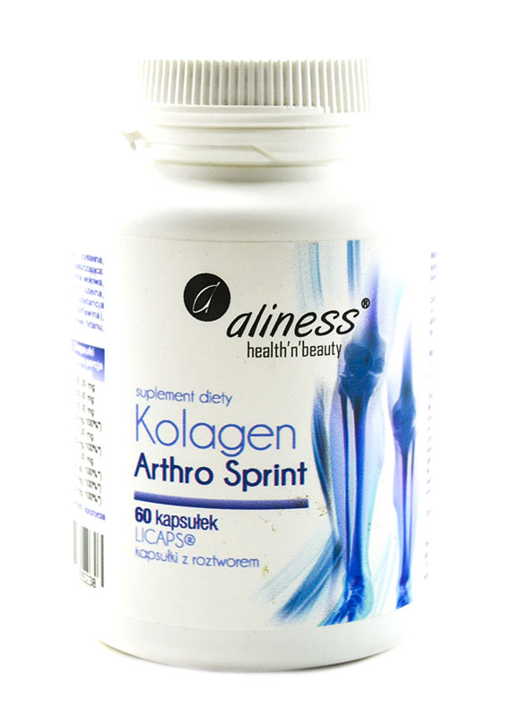 Aliness Kolagen arthro sprint 60 kaps, zdjęcie produktu, kategoria Kolagen