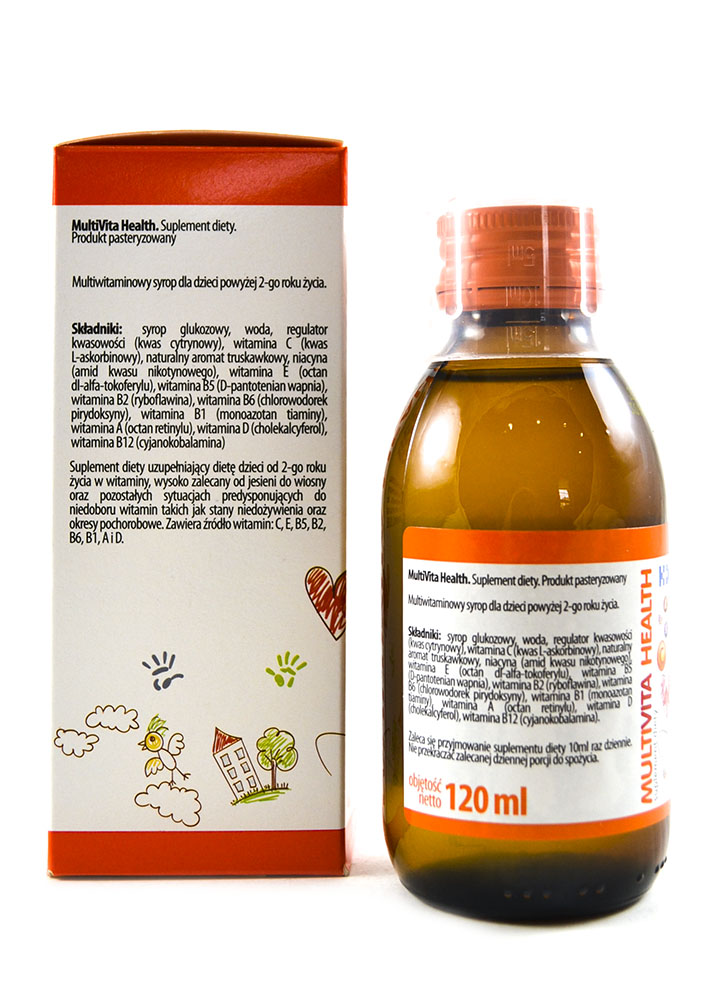 Health Medica Syrop Multiwitaminowy Multivita 120ml