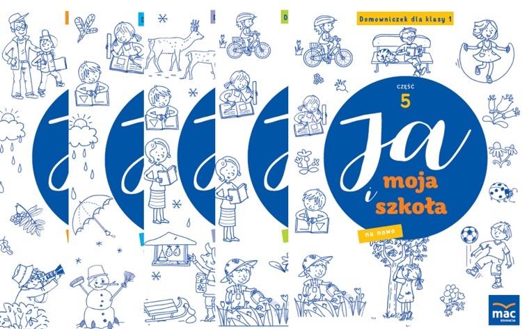 Pakiet: Ja i Moja Szkoła na nowo SP 1 cz.1-5, zdjęcie produktu, kategoria Podręczniki