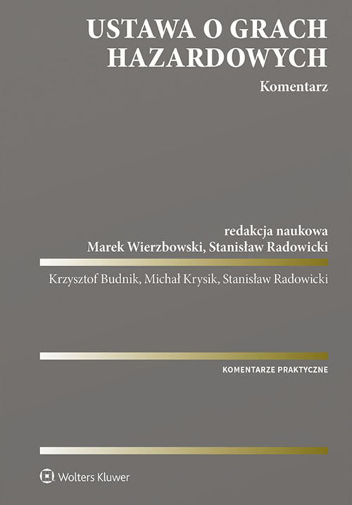 Ustawa o grach hazardowych Komentarz, zdjęcie produktu, kategoria Książki