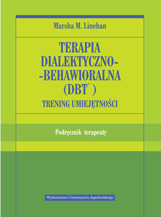 Terapia dialektyczno-behawioralna (DBT) podr., zdjęcie produktu, kategoria Techniki psychologii i psychoterapii