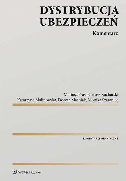 Dystrybucja ubezpieczeń Komentarz, zdjęcie produktu, kategoria Książki