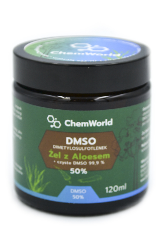 ChemWorld Żel DMSO 50% z aloesem 120ml, zdjęcie produktu, kategoria Odczynniki chemiczne