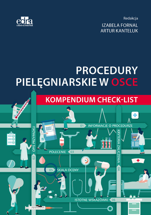Procedury pielęgniarskie w OSCE. Kompendium checklist, zdjęcie produktu, kategoria Pielęgniarstwo
