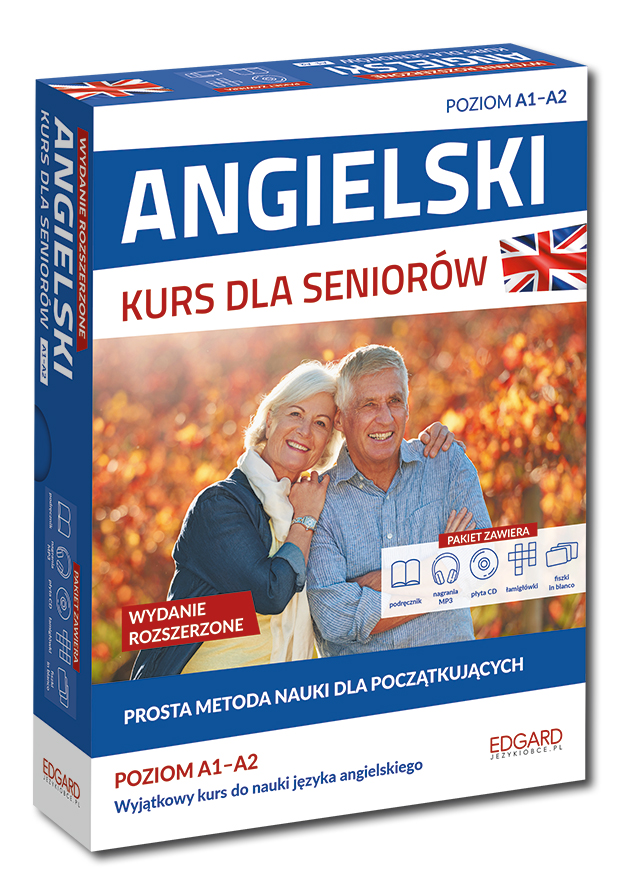 Angielski. Kurs dla seniorów. Wydanie rozszerzone, zdjęcie produktu, kategoria Podręczniki