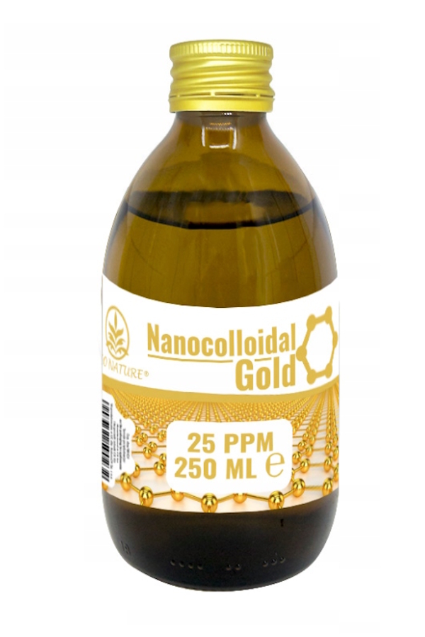 BioNature Koloid złota 25ppm 250ml, zdjęcie produktu, kategoria Koloidy i minerały