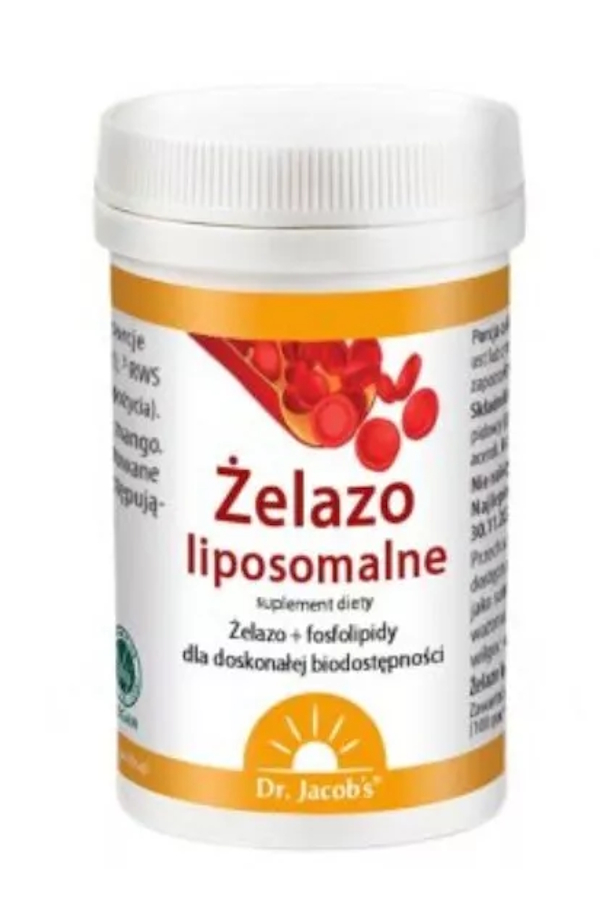 Dr. Jacob's Żelazo liposomalne 50g, zdjęcie produktu, kategoria Minerały