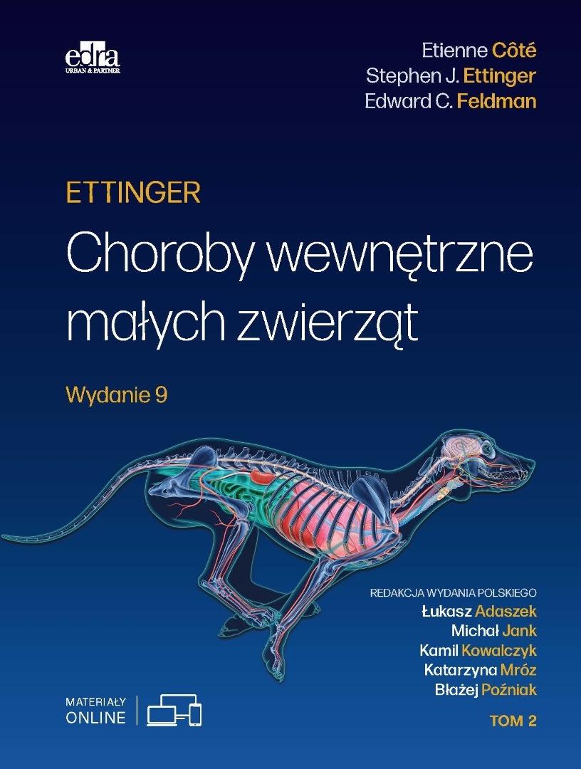 Ettinger. Choroby wewnętrzne małych zwierząt T.2, zdjęcie produktu, kategoria Weterynaria