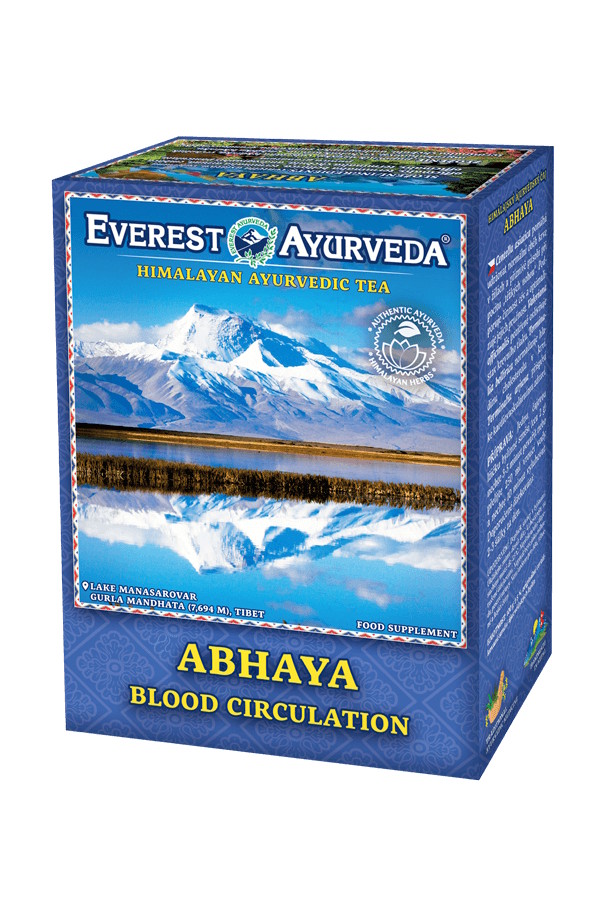 Everest Ayurveda Herbatka ABHAYA 100g - Miażdżyca i żylaki, zdjęcie produktu, kategoria Kawa i herbata