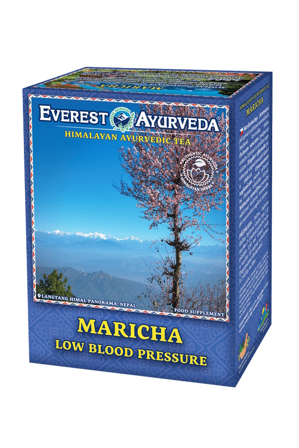 Everest Ayurveda Herbatka MARICHA 100g - Niskie ciśnienie krwi, zdjęcie produktu, kategoria Herbaty ajurwedyjskie