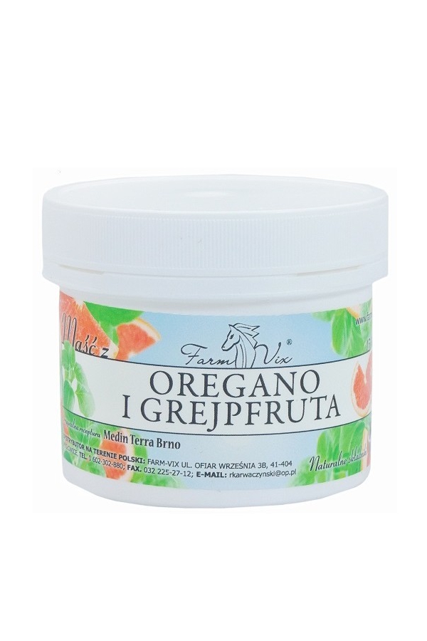 Farm-Vix Maść z oregano i grejpfruta 150ml, zdjęcie produktu, kategoria Maści i żele