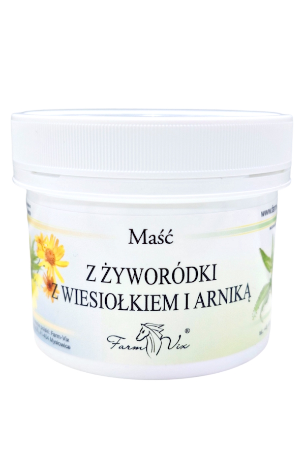 Farm-Vix Maść z żyworódki z wiesiołkiem i arniką 150ml, zdjęcie produktu, kategoria Maści i żele