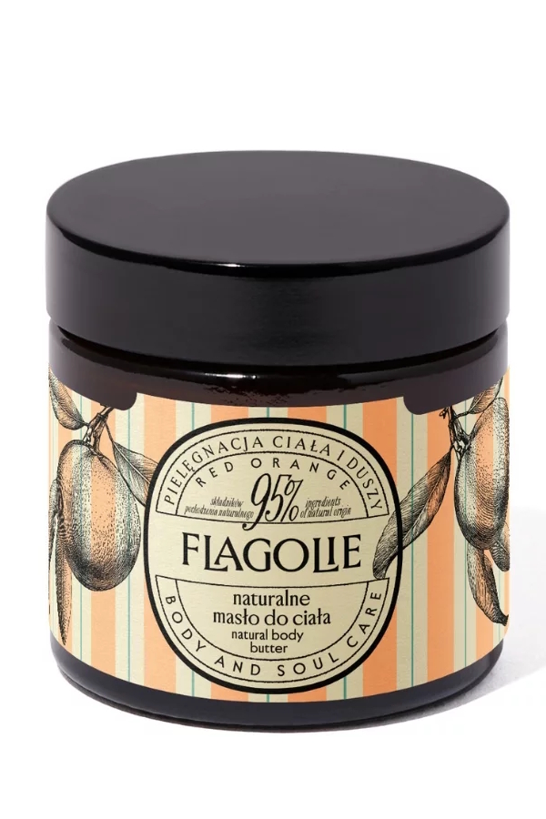 Flagolie Flagolie Masło do ciała naturalne czerwona pomarańcza 115 ml