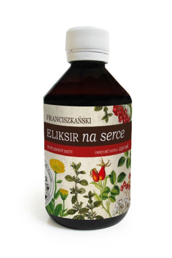 Franciszkański Eliksir na serce 250ml, zdjęcie produktu, kategoria Roślinne suplementy