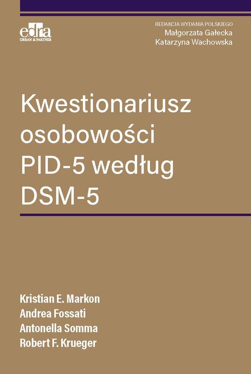 Kwestionariusz osobowości PID-5 według DSM-5, zdjęcie produktu, kategoria Techniki psychologii i psychoterapii