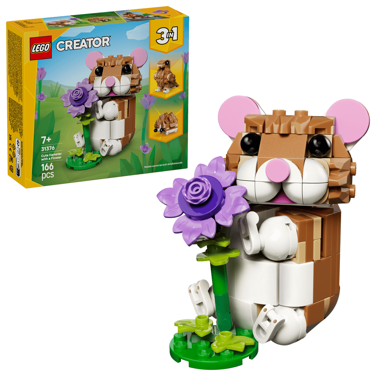 LEGO(R) CREATOR 31376 Uroczy chomik z kwiatkiem, zdjęcie produktu, kategoria Książki
