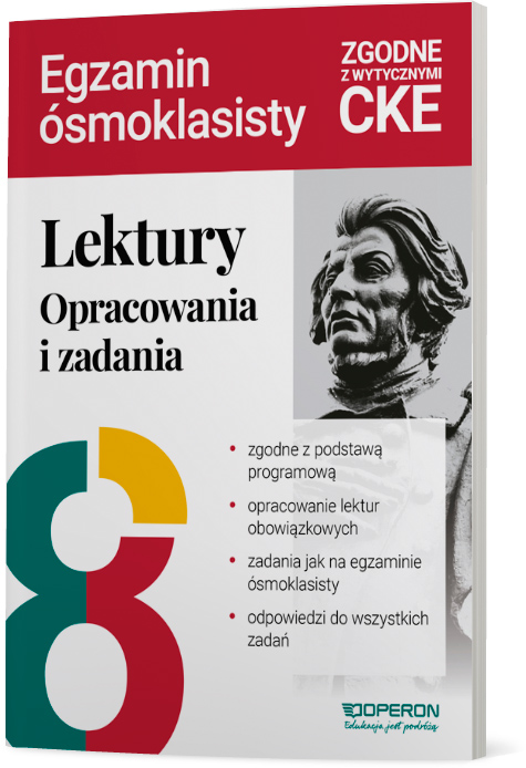 Lektury na egzaminie ósmoklasisty. Opracowania..., zdjęcie produktu, kategoria Podręczniki