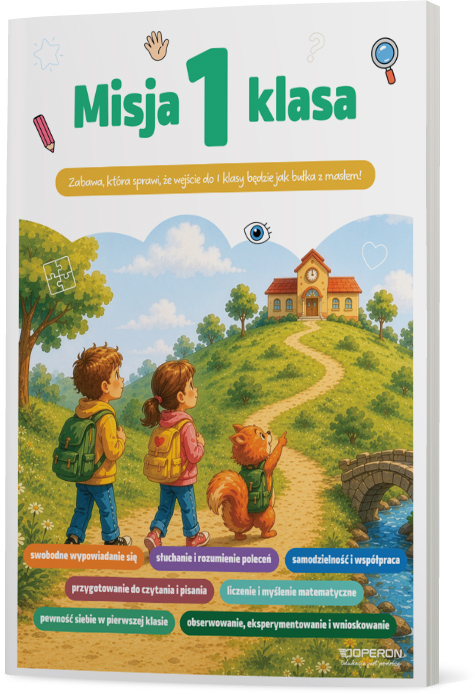 Misja 1 klasa. Zabawa, która sprawi, że wejście..., zdjęcie produktu, kategoria Podręczniki