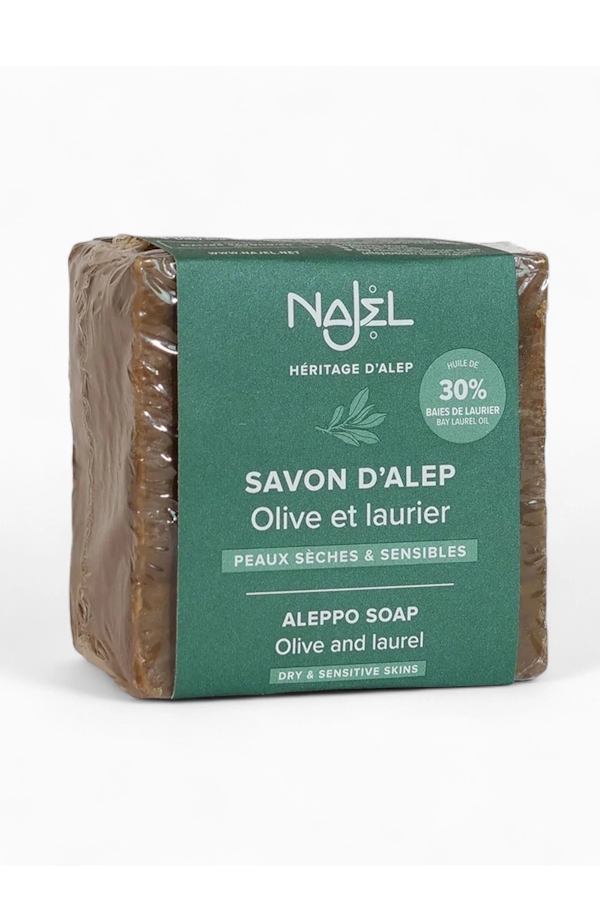 NAJEL Mydło z Aleppo 30% oleju laurowego 170g, zdjęcie produktu, kategoria Mydła z Aleppo