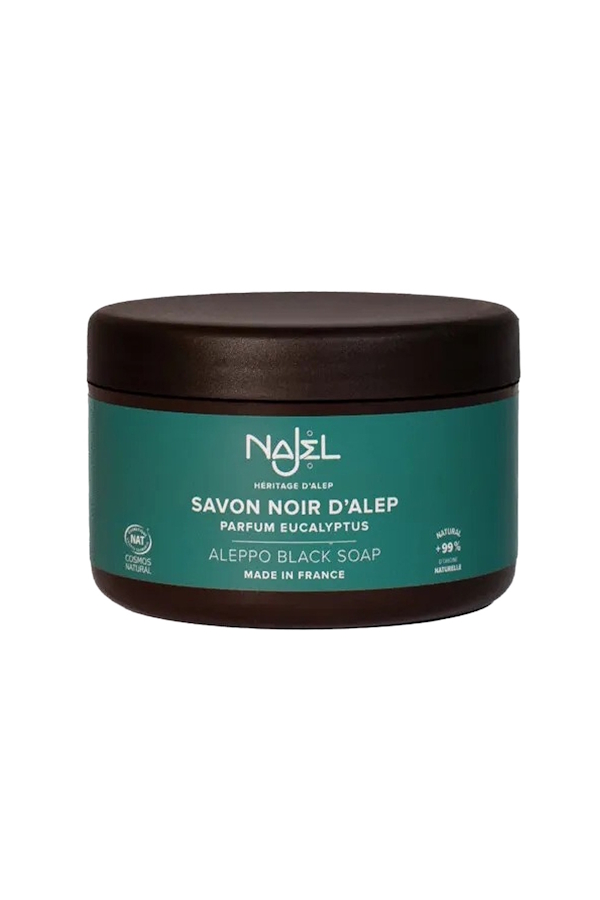 NAJEL Mydło z Aleppo czarne eukaliptus 180g, zdjęcie produktu, kategoria Mydła z Aleppo