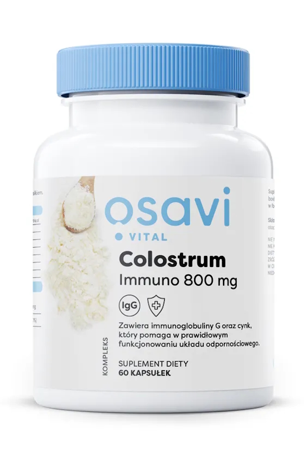 Osavi Colostrum immuno 800mg 60kaps, zdjęcie produktu, kategoria Minerały
