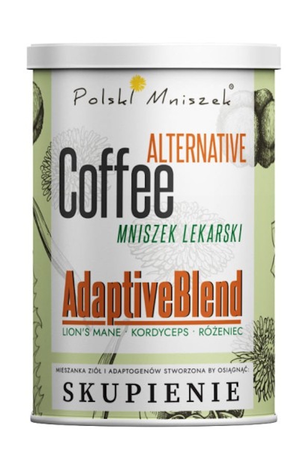 Polski Mniszek Kawa z mniszka lekarskiego z mixem adaptogenów Skupienie 150g, zdjęcie produktu, kategoria Kawy