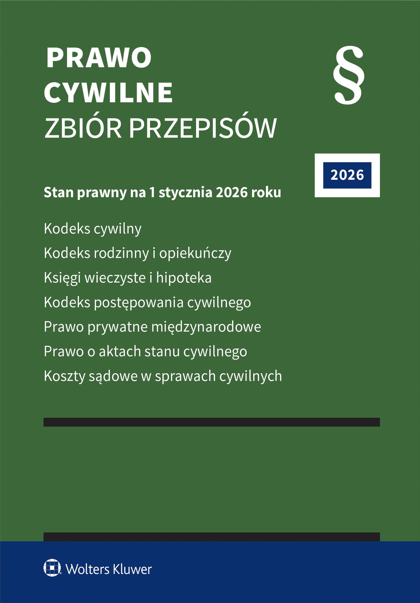 Prawo cywilne. Zbiór przepisów. 2026, zdjęcie produktu, kategoria Książki