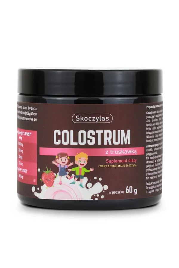 Skoczylas Colostrum z truskawką 60g, zdjęcie produktu, kategoria Witamina C