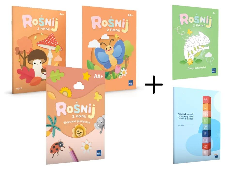 Superpakiet Rośnij z nami. A i A+ + Karty pracy..., zdjęcie produktu, kategoria Podręczniki