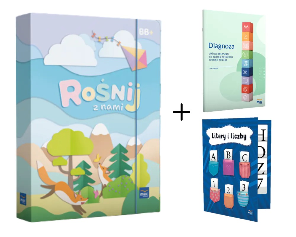 Superpakiet Rośnij z nami. B i B+ + Diagnoza..., zdjęcie produktu, kategoria Podręczniki