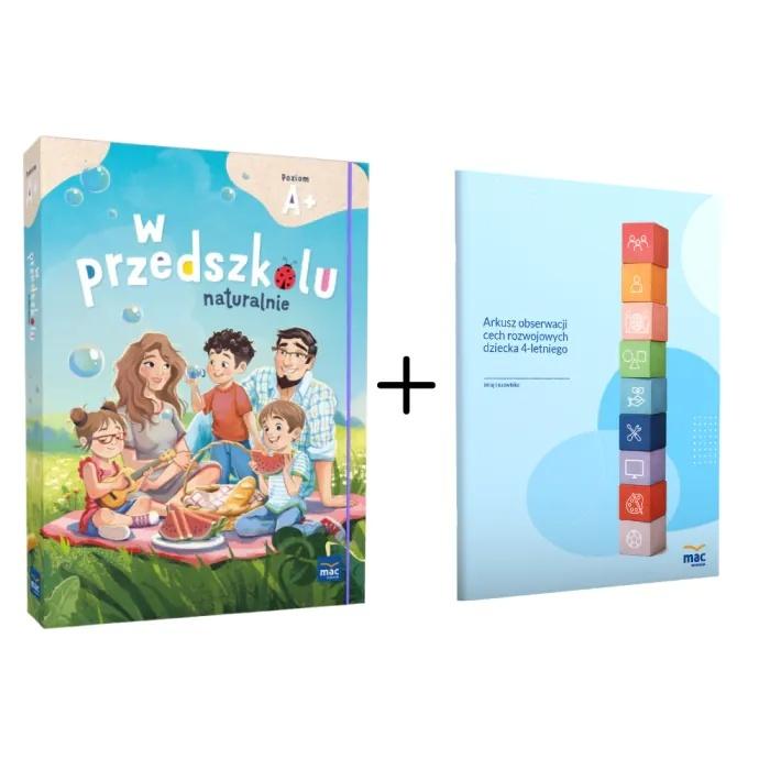 Superpakiet W przedszkolu naturalnie Poziom A+..., zdjęcie produktu, kategoria Podręczniki