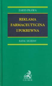 Okładka książki Reklama farmaceutyczna i pokrewna