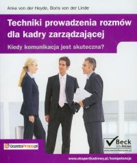 Opakowanie Techniki prowadzenia rozmów dla kadry zarządzającej