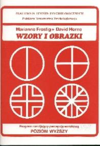 Okładka książki Wzory i obrazki Program rozwijający percepcje wzrokową zeszyt