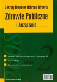 Opakowanie Zdrowie Publiczne i Zarządzanie tom 6 nr 1-2/2008