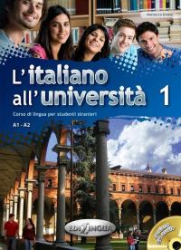 Okładka książki L'italiano all'universita 1 Podręcznik + ćwiczenia + CD