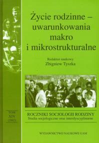 Opakowanie Życie rodzinne uwarunkowania makro i mikrostrukturalne t.14