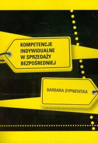 Okładka książki Kompetencje indywidualne w sprzedaży bezpośredniej