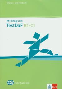 Mit Erfolg zum TestDaf B2-C1 z płytą CD. Autor: Fazlić-Walter Ksenija, Wegner Wolfgang. ZdrowePodejscie.pl Okładka książki Mit Erfolg zum TestDaf B2-C1 z płytą CD