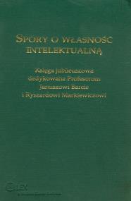 Okładka książki Spory o własność intelektualną