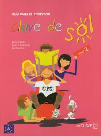 Okładka książki Clave de Sol 2 Giua para el profesor