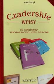 Okładka książki Czaderskie wpisy do pamiętników...