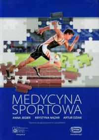 Medycyna sportowa PZWL. Autor: Jegier Anna, Nazar Krystyna, Dziak Artur, Nazar Krystyna, Artur Dziak. ZdrowePodejscie.pl Okładka książki Medycyna sportowa PZWL