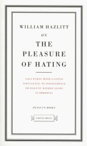 Okładka książki On the Pleasure of Hating